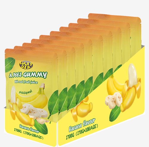 Peel Gummy: Banana Flavour 10 x 170g units