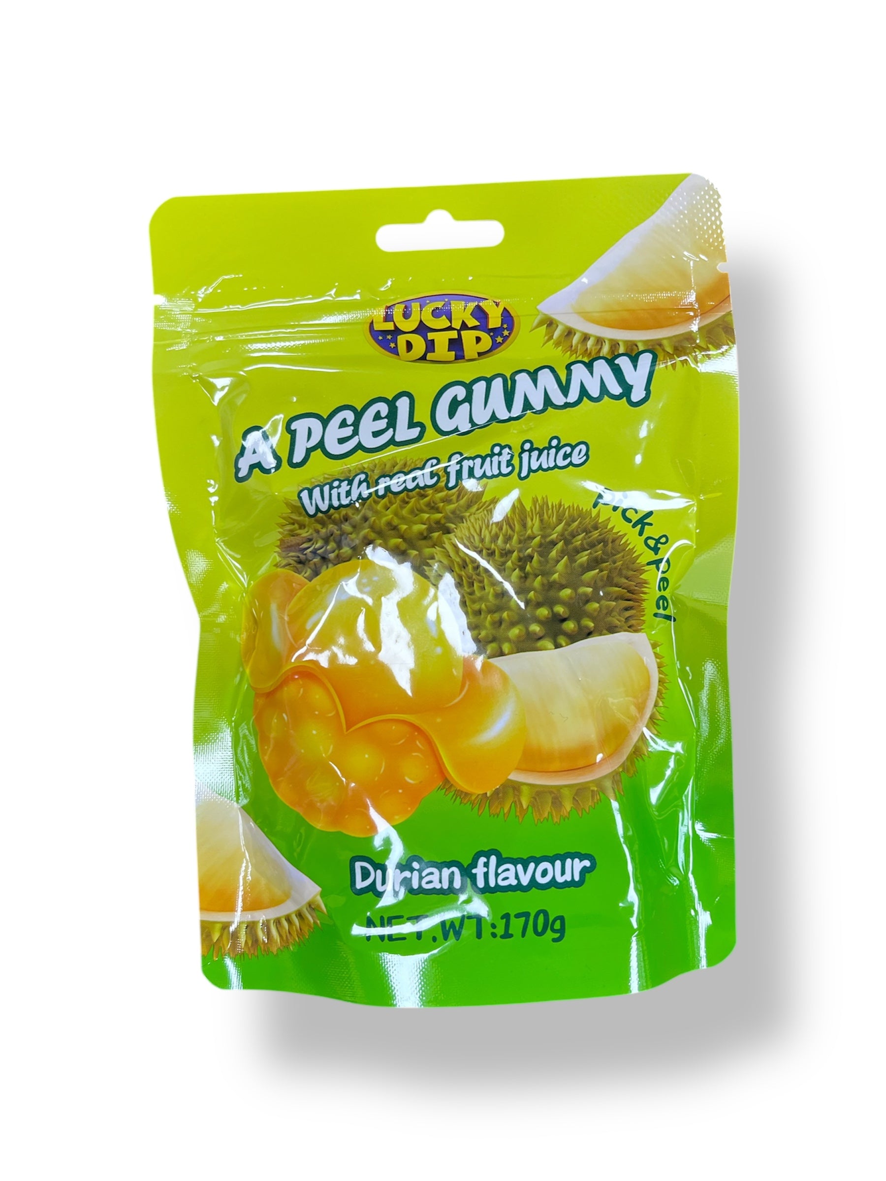 Peel Gummy: Durian Flavour 10 x 170g units