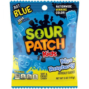 Sour Patch Blue Raspberry Peg Bag 141g